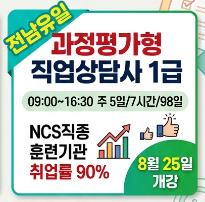 [과정평가형 자격] 직업상담사 1급 취득과정
